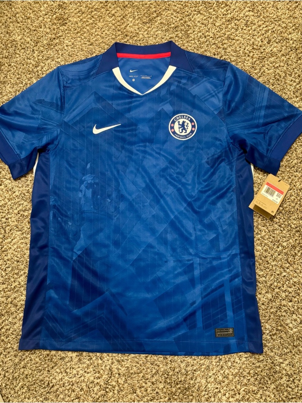 Nike dri-fit Chelsea FC jersey. New. Large men’s. Authentic